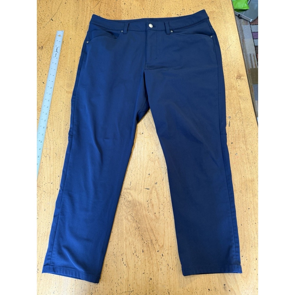 Lululemon Pants Mens 34x27 ABC Pant Classic Navy Preppy Chino Performance